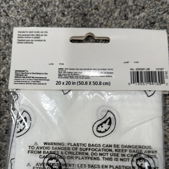 Set of Three Bandanas in Pink, Yellow, and White - Picture 7 of 7